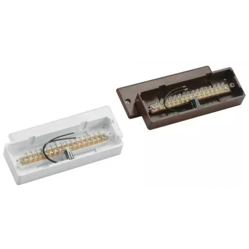 ABUS Security Center VT4000W virsapmetuma montāžas sadales bloks, balts, 16 polu