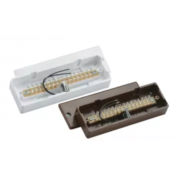 ABUS Security Center VT4000W virsapmetuma montāžas sadales bloks, balts, 16 polu