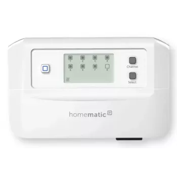 Grīdas apsildes kontrolieris 8 kanālu motorizēts, eQ-3 Homematic IP, digitālais termostats (RF, AC 230 V)