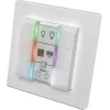 Sienas slēdžu panelis eQ-3 Homematic IP Wandtaster 6-pogu balts plastmasa