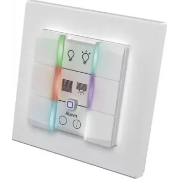 Sienas slēdžu panelis eQ-3 Homematic IP Wandtaster 6-pogu balts plastmasa