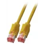 Tīkla kabelis EFB Elektronik K8708GE.5 RJ-45 Cat6a 5 m Dzeltens