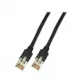 Tīkla kabelis EFB Elektronik K8072.2 RJ-45 Cat5e 2 m Melns