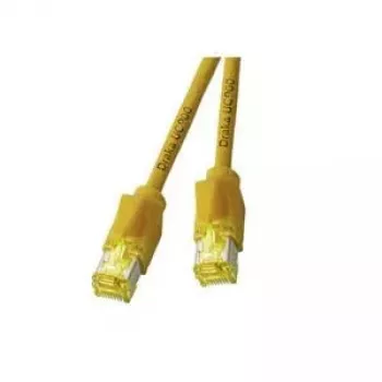 Tīkla kabelis EFB Elektronik RJ45 S/STP Cat6a 10 m Dzeltens