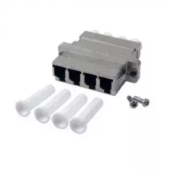 Vadu savienotājs EFB Elektronik LC vīrišķais metāliski balts, 34,7×29,2×9,3 mm