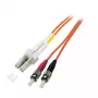 Šķiedru optikas kabelis EFB Elektronik O0321.2 2 m LC ST oranžs