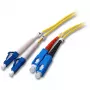 Šķiedru optikas kabelis EFB Elektronik O0360.3 3 m LC SC Dzeltens