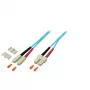 Šķiedru optikas kabelis EFB Elektronik O7413.15 15 m SC Tirkīza