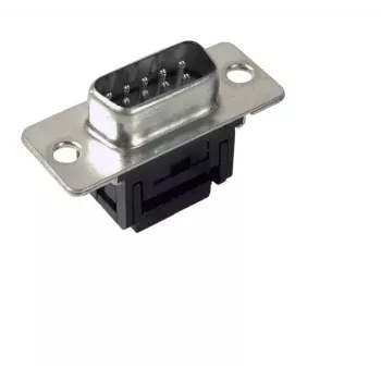 Vadu savienotājs D‑Sub EFB Elektronik 29062.1, melns metālisks apdare