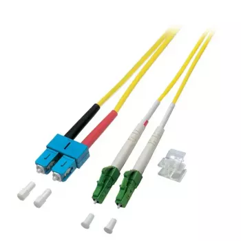Optiskās šķiedras kabelis EFB Elektronik O0383.2 2m LC SC Dzeltens