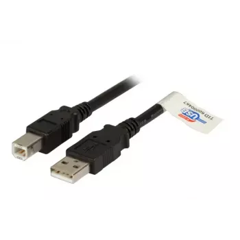 USB kabelis EFB Elektronik K5256SW.1,8 1,8m USB A USB B Melns