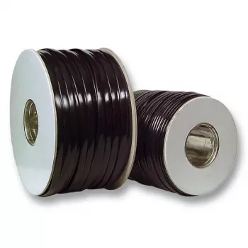 Lentes kabelis EFB Elektronik 91104.100, melns PVC apvalks, 100 m garums