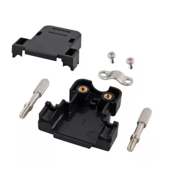 EFB Elektronik E-DH09 D-Sub uzmava, 9 kontaktu, melna