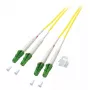 Šķiedru optikas kabelis EFB Elektronik O0381.0,5 0,5m 2x LC dzeltens