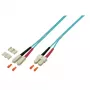 Šķiedru optikas kabelis EFB Elektronik O0318.20 20 m SC Tirkīzs