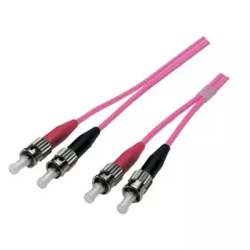 Optiskās šķiedras savienotājvads EFB Elektronik O0348.7 7,5 m OM4 ST–ST violets