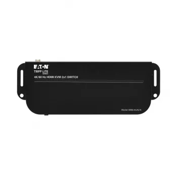 KVM slēdzis 2-portu HDMI/USB Tripp Lite B005-HUA2-K — 4K 60 Hz, HDR, HDCP 2.2, IR, USB koplietošana, 1.2 m kabeļi