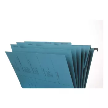 Piekaramā mape Pagna 44105-02 A4 kartona zila