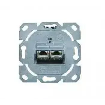 Rozetes kontaktligzda 2 x RJ-45 Telegärtner J00020A0510