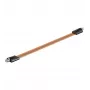 Goobay 67246 SAT loga caureja, īpaši plakana, 0.5 m, F ligzda, brūnā/melnā