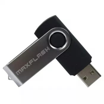 USB zibatmiņa MaxFlash 4GB USB Type-A Melna PD4GM-R