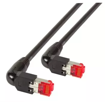Tīkla kabelis EFB Elektronik K4137SW.5 RJ-45 Cat6a 5 m Melns