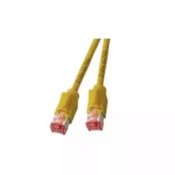 Tīkla kabelis EFB Elektronik RJ45 S/FTP Cat6a 7,5 m Dzeltens
