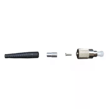 Šķiedru optikas savienotājs FC vīrišķais EFB Elektronik 53216.3, melns, viengabala