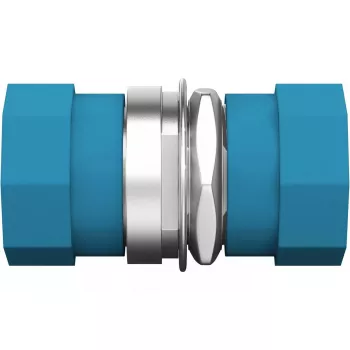 Šķiedru optikas adapteris EFB Elektronik 53344.3 FC/PC Zils Metālisks