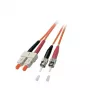 Optiskās šķiedras kabelis EFB Elektronik O6353.1 1 m SC ST Oranžs