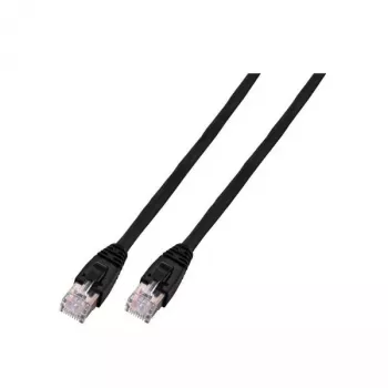 Tīkla kabelis EFB Elektronik 1m Cat6 RJ-45 U/UTP Melns