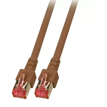 Tīkla kabelis EFB Elektronik K5517.0,5 RJ-45 Cat6 0.5m Brūns