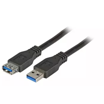 USB kabelis EFB Elektronik K5237.1 USB 3.2 Gen 1 1 m Melns