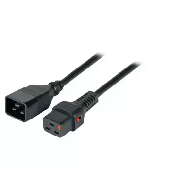 Strāvas kabelis EFB Elektronik EK607SW.1 Melns 1 m