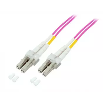 Šķiedru optikas kabelis EFB Elektronik O0319.50 50 m LC Rozā