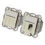 Kontaktligzda 2 x RJ-45 EFB Elektronik ET-25133.1V1, balta, Cat6a