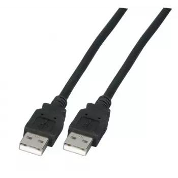 USB kabelis EFB Elektronik K5204.0,5 0,5m USB 2.0 Melns