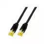 Tīkla kabelis EFB Elektronik K3130.10 RJ-45 Cat6a 10 m Melns