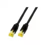 Tīkla kabelis EFB Elektronik K3130.7,5 RJ-45 Cat6a 7.5 m Melns