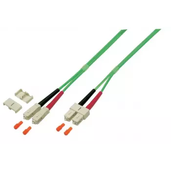 Optiskās šķiedras kabelis EFB Elektronik O0318.5OM5 5m 2x SC Zaļš