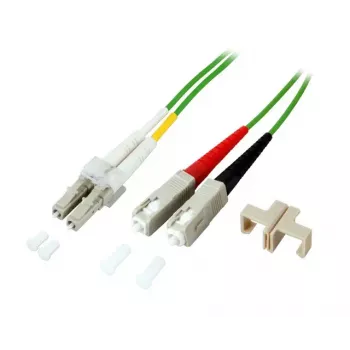 Šķiedru optikas kabelis EFB Elektronik O0323.5OM5 5 m 2x SC 2x LC Zaļš