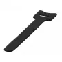 Kabeļu saites Velcro EFB Elektronik KB12-230B, poliamīds, melna, 230mm x 12mm, 10 gab.