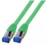 Tīkla kabelis EFB Elektronik K5525FGN.1,5 RJ-45 Cat6a 1,5 m Zaļš
