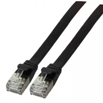 Tīkla vads EFB Elektronik K5547SW.0,25 RJ-45 Cat6a 0.25 m Melns