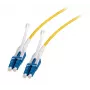 Šķiedru optikas kabelis EFB Elektronik DJP-LCLCOS2-UNI-1 — 1 m, G.657.A1, LC–LC, 9 µm, dzeltens, pilns duplekss