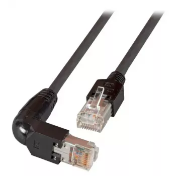 Tīkla kabelis EFB Elektronik K0993.1 RJ-45 Cat5e 1 m Melns