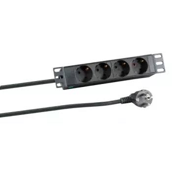Pagarinātājs EFB Elektronik EK631DE.10, 2m, 4 kontaktligzdas, C tipa spraudnis