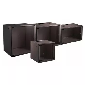 Sienas stiprinājuma tīkla skapis EFB Elektronik WGB-1906TS.45 — 6U, max slodze 80 kg, melns