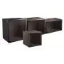 Sienas montāžas skapja rāmis EFB Elektronik WGB-1909TS.45 — 9U, līdz 80 kg, melns