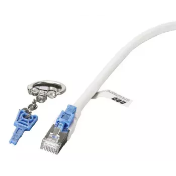 Tīkla kabelis EFB Elektronik K5539WS.1 Cat6a S/FTP (S-STP) Balts 1 m RJ-45